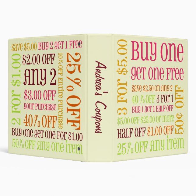 Coupon Lingo Binder (Background)