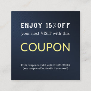Coupon moderne simple Salon à rabais