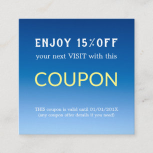 Coupon moderne simple Salon à rabais