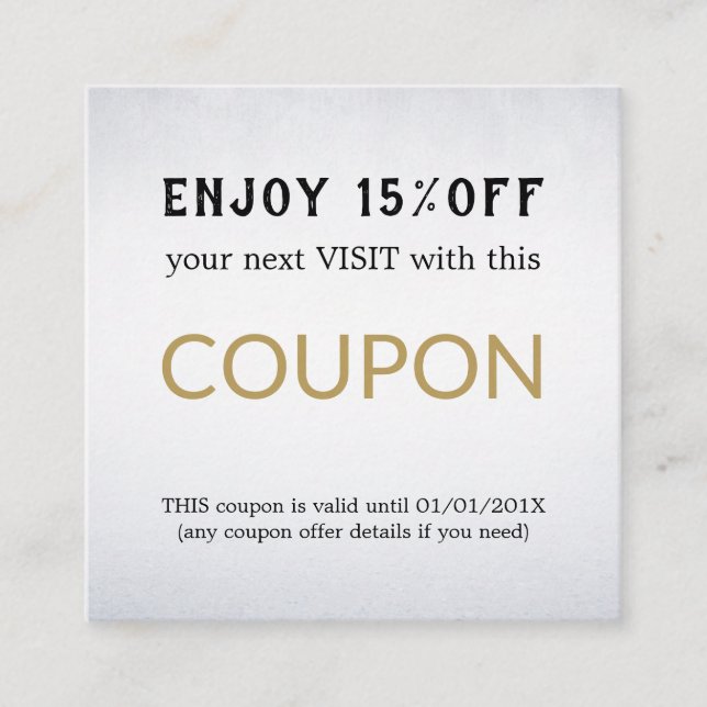 Coupon moderne simple Salon à rabais (Devant)