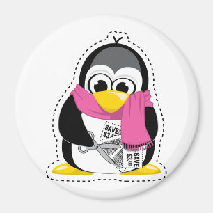 Coupon Penguin Magnet