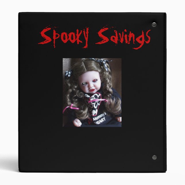 Coupon Spooky Scary Couponing Binder (Back)