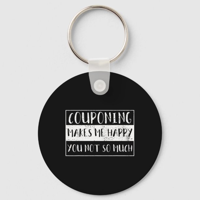 Couponing Vintage  Keychain (Front)