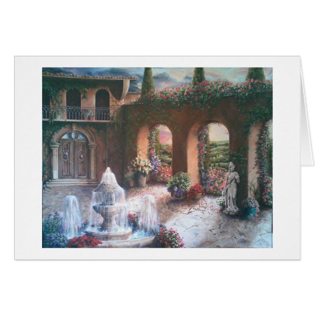 Cour de fontaine (Devant horizontal)