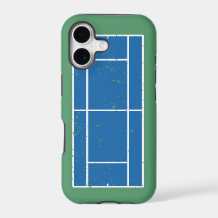 Cour de Tennis Bleu et Vert Style déstressé