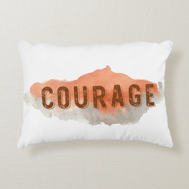 Courage Accent Pillow (Front)