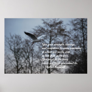 Courage and Confidence Poster