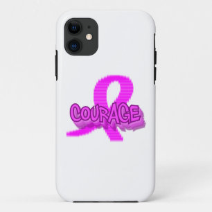 Courage Breast Cancer iPhone 5/5S, Barely There 11 Case