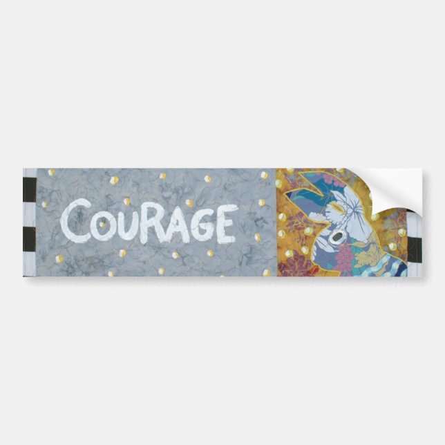 Courage Bumper Sticker (Front)