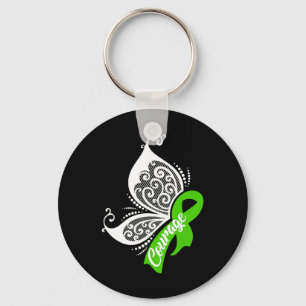 Courage Butterfly Gallbladder Bile Duct Cancer Gif Keychain