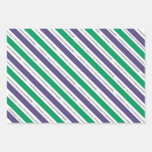 Courage Calls To Courage Feminist Wrapping Paper