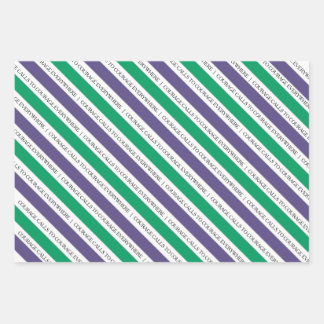 Courage Calls To Courage Feminist Wrapping Paper