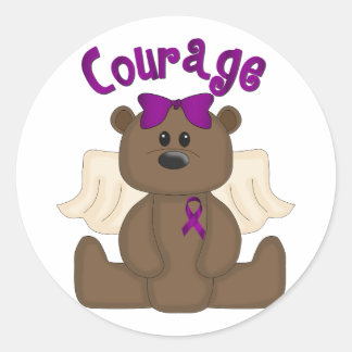 Courage Classic Round Sticker