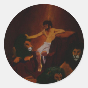 COURAGE! CLASSIC ROUND STICKER