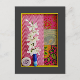 Courage Collage Postcard