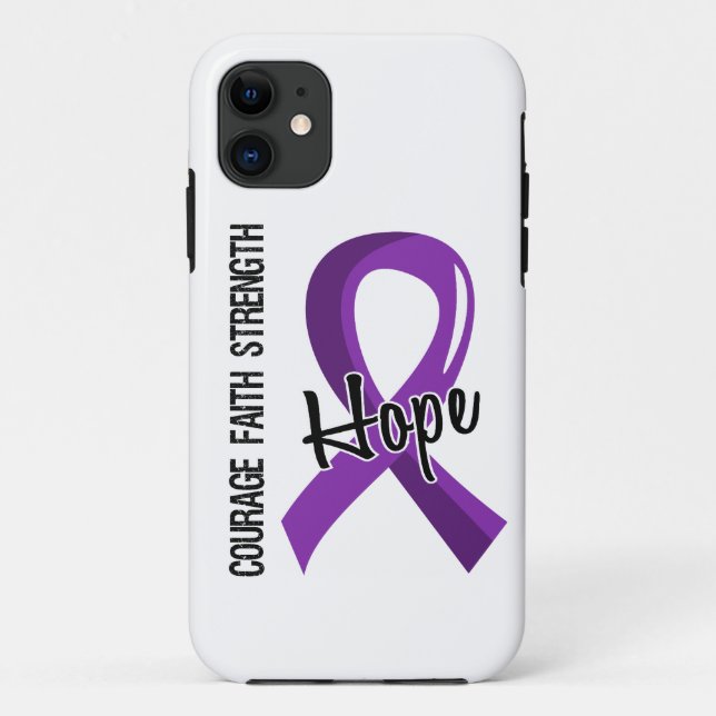 Courage Faith Hope 5 Lupus Case-Mate iPhone Case (Back)