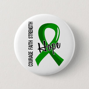 Courage Faith Hope 5 Mental Health 2 Inch Round Button