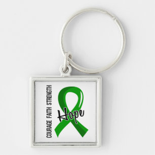 Courage Faith Hope 5 Organ Donation Keychain