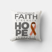 Courage Faith Strength Hope Leukemia Awareness