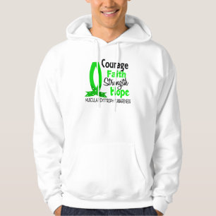Courage Faith Strength Hope Muscular Dystrophy Hoodie