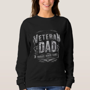 Courage, Honour, Family Mens Tee for Veteran Fathe