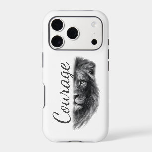 Courage Lion Artistic Minimal-