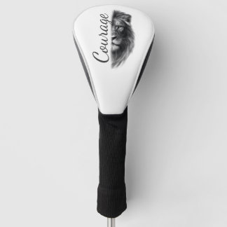 Courage Lion Artistic Minimal- Golf Head Cover