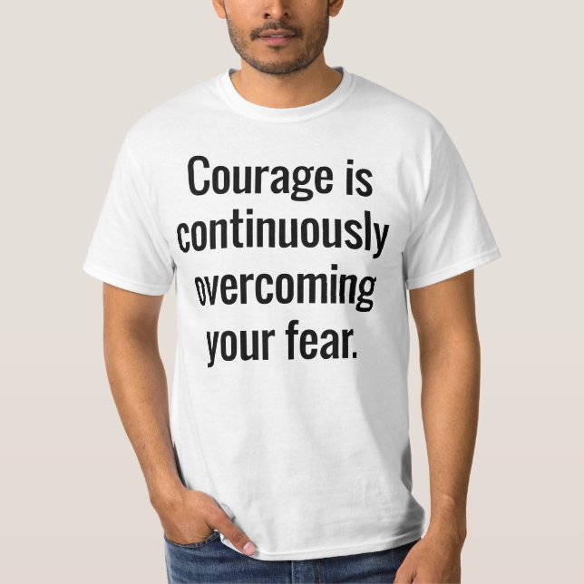 Courage Men's Value T-Shirt (Front)