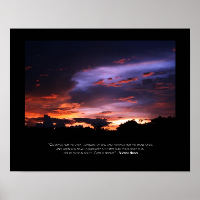 Courage, Patience, Rest_Black Border Poster (Front)