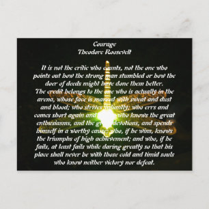 Courage Postcard