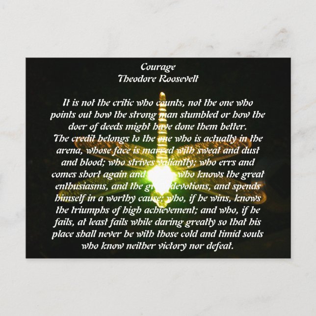 Courage Postcard (Front)