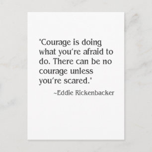 courage postcard