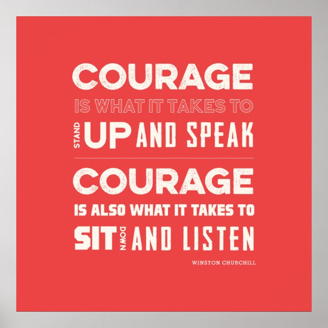 Courage Poster (Front)