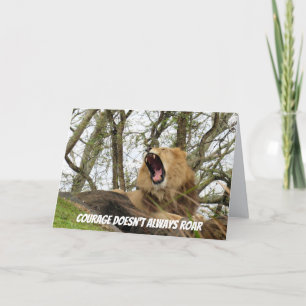 Courage Quote Greeting Card