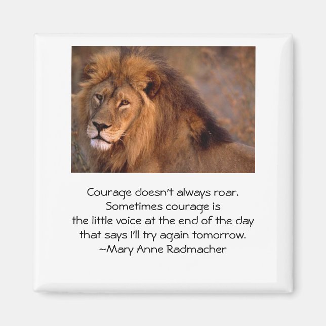 Courage Roar Magnet (Front)