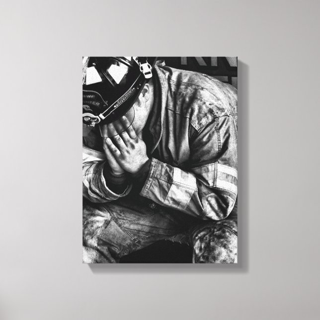 Courage Stretched Canvas Print (Front)