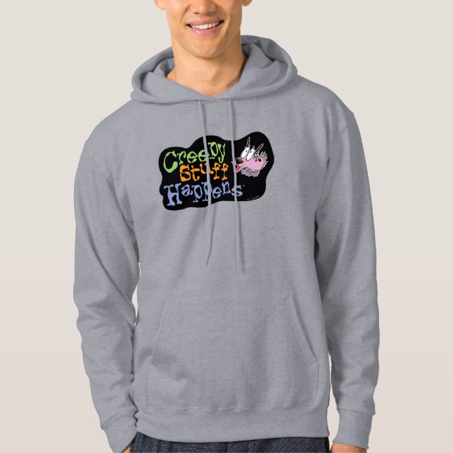 Courage the Cowardly Dog | Creepy Stuff Happens Hoodie (Front)