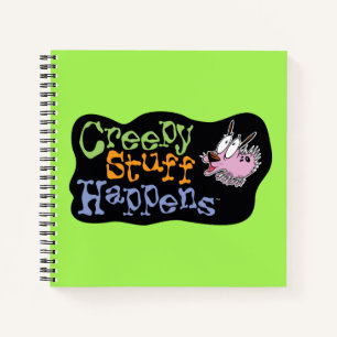 Courage the Cowardly Dog   Creepy Stuff Happens Notebook