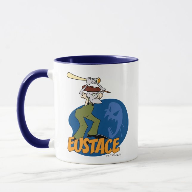 Courage the Cowardly Dog | Eustace Graphic Mug (Left)