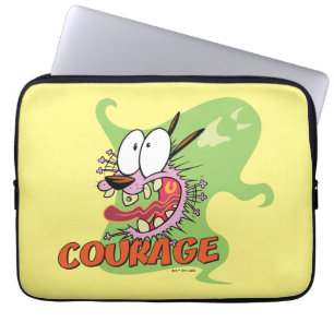 Courage the Cowardly Dog Ghost Graphic Laptop Sleeve