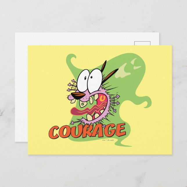 Courage the Cowardly Dog | Ghost Graphic Postcard (Front/Back)