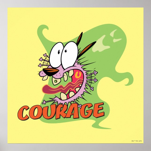 Courage the Cowardly Dog | Ghost Graphic Poster (Front)