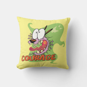 Courage the Cowardly Dog   Ghost Graphic Throw Pillow