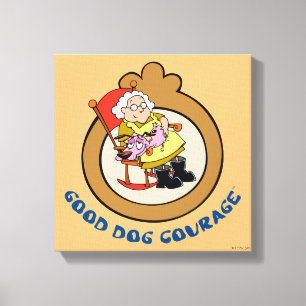Courage the Cowardly Dog   Good Dog Courage Canvas Print