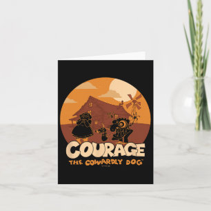Courage The Cowardly Dog Halloween Cowardly Haunt  Card