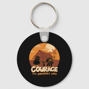 Courage The Cowardly Dog Halloween Cowardly Haunt Keychain