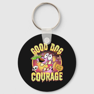 Courage The Cowardly Dog Halloween Good Dog Keychain