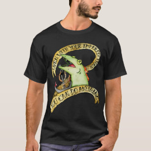 Courage The Cowardly Dog Inspirational Bathtub Fis T-Shirt