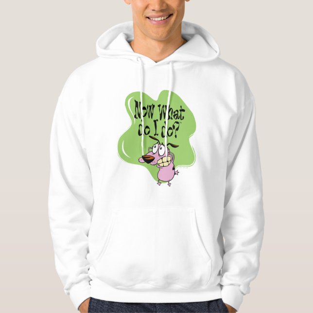 Courage the Cowardly Dog | Now What Do I Do? Hoodie (Front)
