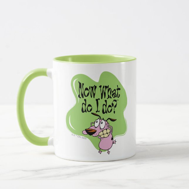 Courage the Cowardly Dog | Now What Do I Do? Mug (Left)
